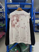 ERD Inspired Calendar Portrait Contrast Patchwork Longsleeve Tee