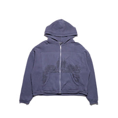 ERD Vintage Washed Purple Oversized Pullover Hoodie
