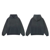 ERD Vintage Gradient Letter Print Pullover Hoodie
