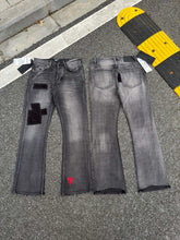 ERD Melancholy Vintage Embroidered Patchwork Flare Jeans