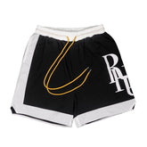 Rhude Summer New Color-Plaid Big Logo Print Short Pants