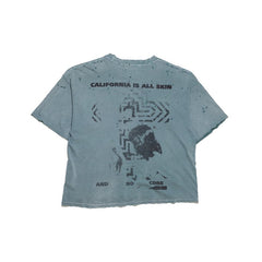 ERD Style Unisex Oversized Washed Graphic Tee