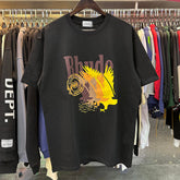 Rhude Gradient-colored postage-themed printed T-shirt