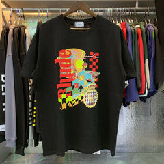 Rhude HUDE pattern printed T-shirt