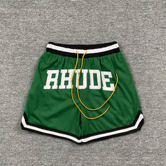 Rhude Printed basketball pants, casual shorts