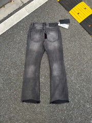 ERD Melancholy Vintage Embroidered Patchwork Flare Jeans