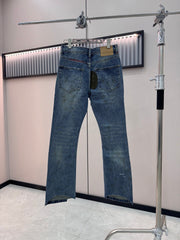 ERD melancholic Vintage Embroidered Straight Slim Pants