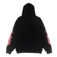 RHUDE Hip Hop Vintage Running Horse Printed Hoodie