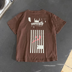 ERD Inspired Coffee Brown Slogan Cotton Graphic Tee