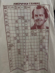 ERD Inspired Calendar Portrait Contrast Patchwork Longsleeve Tee