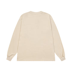ERD Vintage Graphic Print Loose Cotton Long Tee