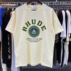 Rhude All-purpose printed short-sleeved T-shirt