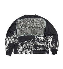 Mixed Emotions Astro L/S Tee Black