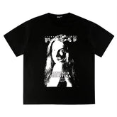 ERD Vintage Oversized Cartoon Graphic Tee Shirt
