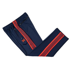 Needles Inspired Butterfly Embroidery Striped Straight Track Pants