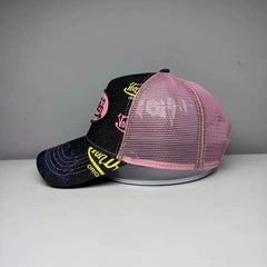 Von Dutch High Street Embroidered Mesh Trucker Hat