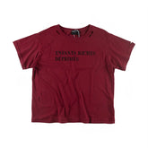 ERD melancholic Oversized Distressed Slogan Graphic Tee