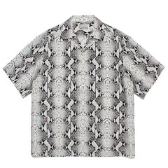 WACKO MARIA Style Leopard Print Hawaiian Shirt