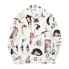 WACKO MARIA Tim Lehi Dragon Skull Long Shirt