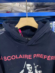 ERD Vintage LA SCOLAIRE PRÉFÉRÉE Fleece Pullover Hoodie