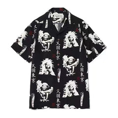 WACKO MARIA Palm Tree Sailing Boat Hawaiian Shirt