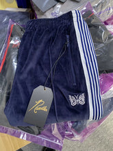 Needles Style Velour Butterfly Embroidered Track Pants