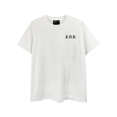ERD Vintage Distressed A Public Apology White T-Shirt