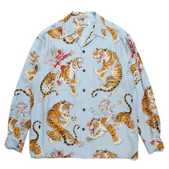 WACKO MARIA World Peace Long Sleeve Rayon Shirt