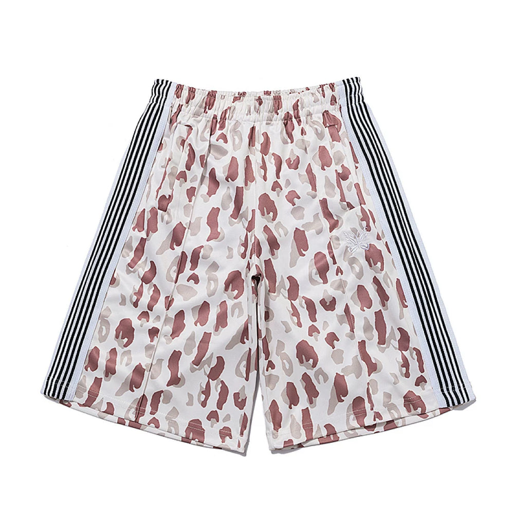 Needles Style Camouflage Butterfly Embroidery Straight Track Shorts