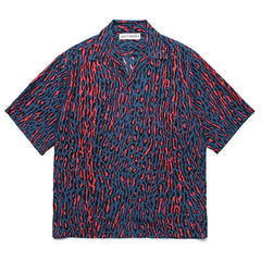 WACKO MARIA Style Leopard Print Hawaiian Shirt