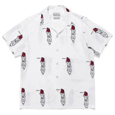 WACKO MARIA Basquiat Graphic Cuban Collar Shirt