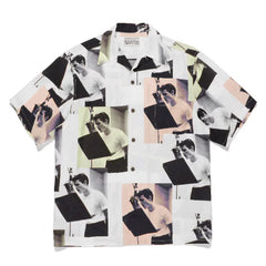 WACKO MARIA Basquiat Graphic Cuban Collar Shirt