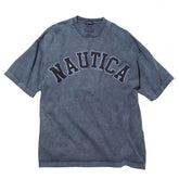 Nautica Style Cold Dyed Vintage Wash Embroidery Tee