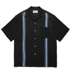 WACKO MARIA Check Stripe Rayon Hawaiian Shirt