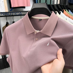 Nautica Luxury Mulberry Silk 300g Heavyweight Polo