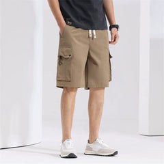 Nautica Style Multi Pocket Cargo Loose Utility Shorts