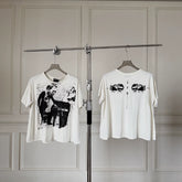 ERD melancholy rich second-generation Cleanfit Boxy White Portrait Tee