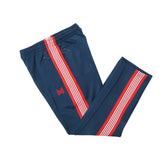 Needles Inspired Butterfly Embroidery Striped Straight Track Pants