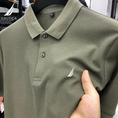 Nautica Style 300g Heavyweight Cotton Polo Shirt