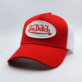 Von Dutch American Retro Contrast Patchwork Baseball Cap