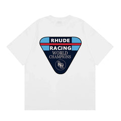 RHUDE High Street Oversized Graphic Pure Cotton T-Shirt