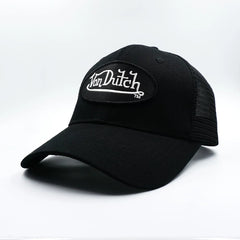 Von Dutch American Retro Contrast Patchwork Baseball Cap