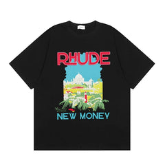 RHUDE High Street Oversized Graphic Pure Cotton T-Shirt