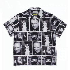 WACKO MARIA Basquiat Graphic Cuban Collar Shirt
