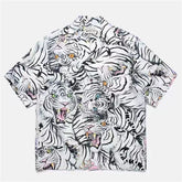 WACKO MARIA Japanese Dragon Tiger Casual Shirt