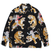 WACKO MARIA World Peace Long Sleeve Rayon Shirt