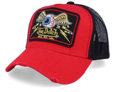 Von Dutch Retro American Embroidery Mesh Trucker Hat