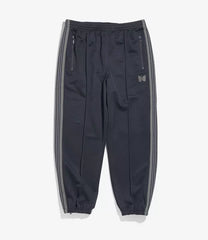 Needles Style Zipper Split Cuff Striped Track Pants