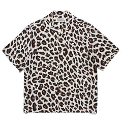 WACKO MARIA Style Leopard Print Hawaiian Shirt