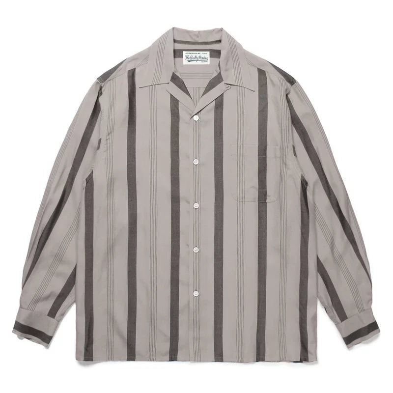 WACKO MARIA DJ Harvey Leopard Palm Tree Long Sleeve Shirt